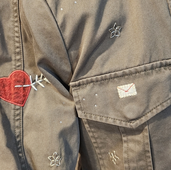 Joie Iban Patchwork Cotton Utility Jacket - Picture 7 of 10